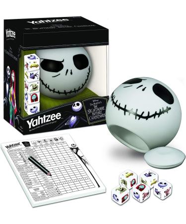 Disney Nightmare Before Christmas Yahtzee Dice Game | Jack Skellington Collectible Toy | Family & Travel Game - Buy Online on GoSupps.com