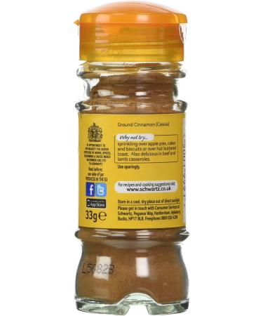 Schwartz Cinnamon Ground 33 g - Buy Online on GoSupps.com