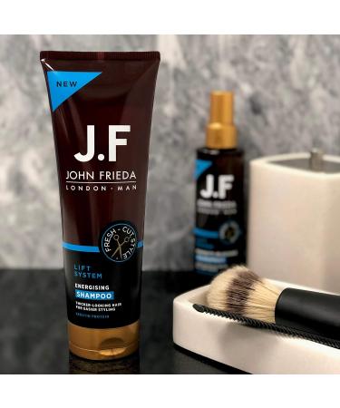 John Frieda JF Man Lift System Energising Shampoo for Fine Flat Hair - 250ml | International Shipping Available - Buy Online on GoSupps.com
