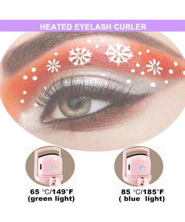 Electric Heated Eyelash Curler - 2 Heating Modes for Quick & Natural Curling - Long Lasting Results - Purple (1Pack) - Buy Online on GoSupps.com