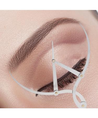 FRCOLOR R gle Sourcils en Acier Inoxydable Courb e Pochoir Pr cis pour Maquillage Outil de Mesure Sourcils pour Femmes Positionnement Facile et Dessin Sym trique Accessoire Beaut  - Buy Online on GoSupps.com