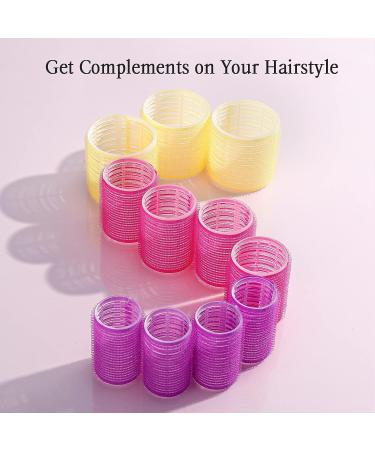 Bestienoly 29Pcs Hair Rollers for Long Hair | Velcro Rollers for Hair Curlers | Jumbo Large Roller Set with Clips and Comb | Self Grip Rollers for Long Medium Short Thick Fine Hair - Buy Online on GoSupps.com
