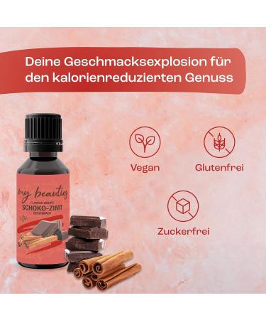 Buy My Beauties Flavour Drops 30ml - Sugar-Free Chocolate & Cinnamon Aroma Drops for Food - Low Calorie Enhancer - Buy Online on GoSupps.com