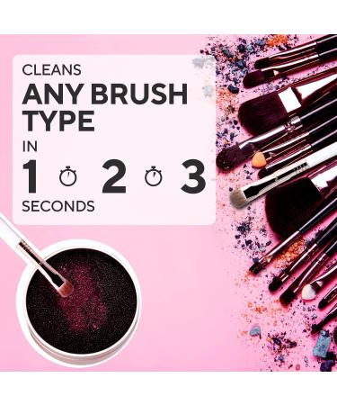 UVe Beauty Color Removal Sponge - Clean Makeup Brushes in 3 Seconds, No Water or Chemicals Needed - Buy Online on GoSupps.com