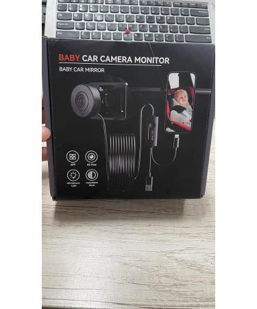 Ashfly 360 Baby Autospiegel - 1080p Car Mirror Camera with Night Vision & Wide Angle - Universal Rear Seat Monitor for iPhone - Buy Online on GoSupps.com