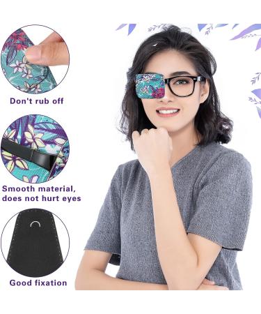 10 Pcs Cute Fabric Eye Patches for Adults - Flower Style, Left or Right Eye, Glasses Friendly - Buy Online on GoSupps.com