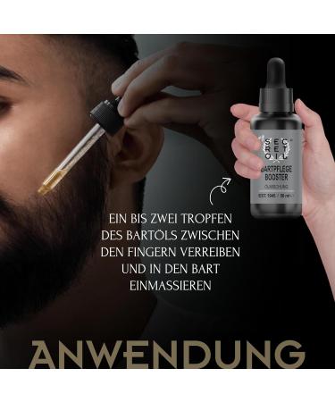MYSECRETOIL Beard Care BOO 50 ml | Deep Effective Oil for Gloss & Growth | Nourishing Beard Oil with Valuable Ingredients for Hair & Skin - Buy Online on GoSupps.com
