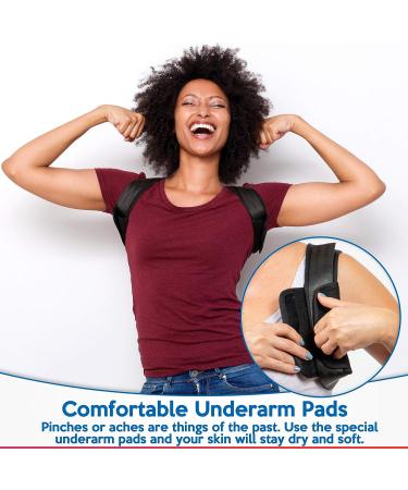 Adjustable Posture Corrector for Men and Women - Clavicle Support Brace for Neck, Back, Shoulder Pain Relief (Universal Size) - Buy Online on GoSupps.com