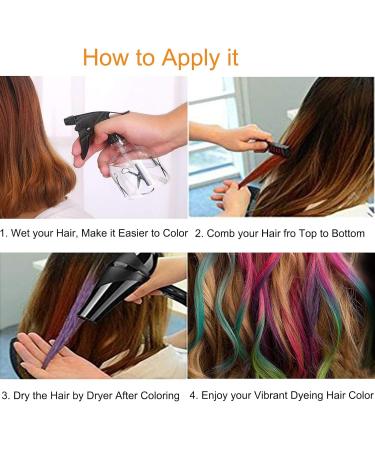 Jiasoval Hair Chalk for Girls - 10 Colors Non-Toxic Temporary Hair Chalk Comb Set | Washable Pens for Festival, Party, DIY - Perfect Gifts for Kids - Buy Online on GoSupps.com