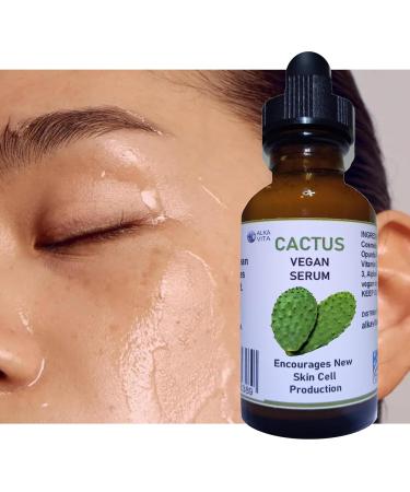 Cactus Vegan Cosmetic Serum | Anti-Aging Natural Moisturizer for Radiant Skin - Buy Online on GoSupps.com