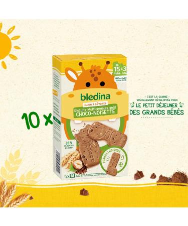 Bl dina Matin D vorer Biscuits Multic r ales Saveur Choco Noisette lot de 10 Choco Noisette 10 unit  - Buy Online on GoSupps.com
