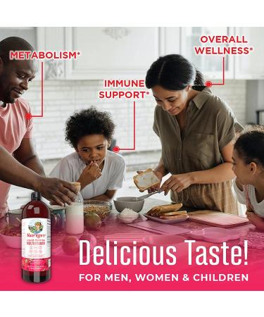 MaryRuth's Morning Liquid Vitamins - Raspberry Flavor - 32oz for Daily Wellness - Buy Online on GoSupps.com