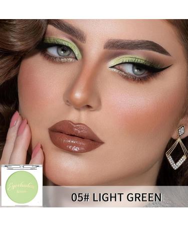 Erinde Single Green Eyeshadow Palette - Nude Tones Waterproof High Pigment Long-Lasting Makeup - Buy Online on GoSupps.com
