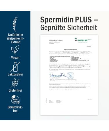 Spermidine Capsules with Wheat Germ Extract L-Arginine & Bifidobacteria Boost Your Body's Spermidine Synthesis Monthly Pack of 60 - Buy Online on GoSupps.com