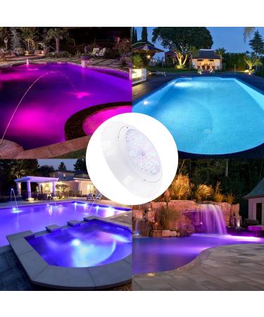 Kingwen 38W RGBW LED Pool Lighting - Waterproof Underwater Lamps with Remote Control | IP68 12V AC/DC - Buy Online on GoSupps.com