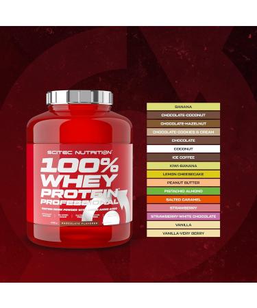 Buy Scitec Nutrition 100% Whey Protein Professional - Vanilla 2.35 kg | No Added Sugar Extra Amino Acids & Digestive Enzymes - International Shipping Available - Buy Online on GoSupps.com