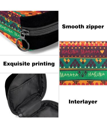GIAPB Period Bag - African Stripe Art Color499 | Sanitary Napkin Storage & Makeup Pouch - Buy Online on GoSupps.com