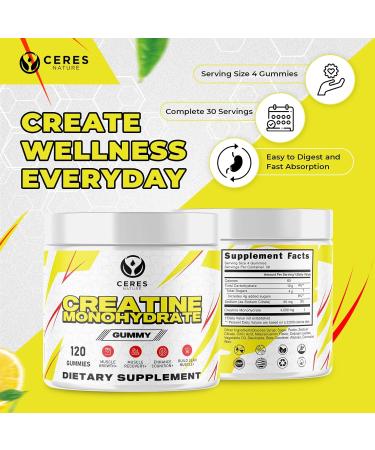 Buy Creatine Monohydrate Gummies for Peak Performance | Boost Strength & Endurance Fast Recovery - Buy Online on GoSupps.com