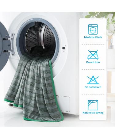 Guohaoi Cooling Blanket (90x90 Queen Size) - Oeko-Tex Certified Arc-Chill Q-Max 0.5 Cool Fiber for Hot Sleepers, Night Sweats - Ultra Cold, Breathable, Hypoallergenic All-Season Comfort - Green - Buy Online on GoSupps.com