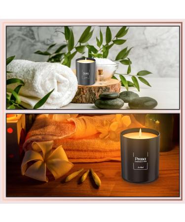 Relaxd Premium Sandalwood & Musk Soy Wax Candle - Hand Poured Aromatherapy Essential Oil Scented Candle (Prana) - Buy Online on GoSupps.com