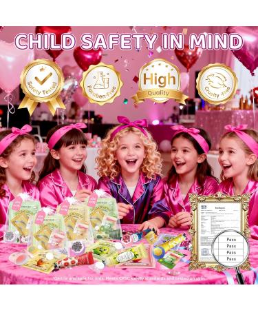 56Pcs Spa Party Supplies Set Including 8 Spa Kits with Facial Masks Eye Patches Hand Cream Lip Balm Foot Bath Bombs Ideal Gift for Sleepover Spa Day Slumber & Birthday Party Favors 56Pcs Multicolor - Buy Online on GoSupps.com