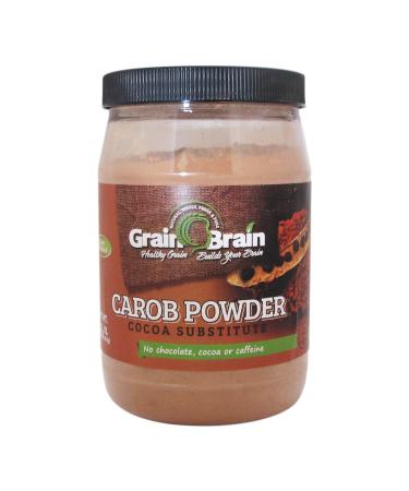Grain Brain Natural Carob powder (18 oz) Untoasted, 1 Pound (Pack of 1)