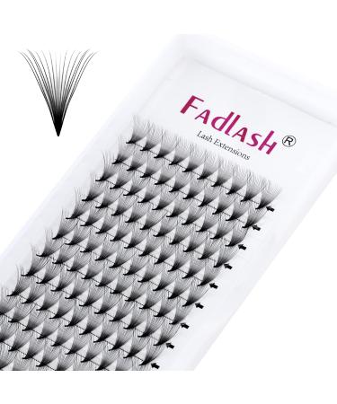 Fadlash prefabricated volume eyelash extensions 16d 0.07mm d curl 14mm prefabricated eyelash volume russia eyelashes prefabricated fan 14mm 16d-0.07-d