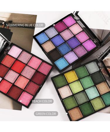 Boobeen Colorful Eyeshadow Palette - 16 Color Matte and Glitter Bright Shades for Dramatic Glamour Looks - Buy Online on GoSupps.com
