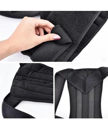 Back Waist Posture Corrector Adjustable Adult Correction Belt Waist Trainer Shoulder Lumbar Brace Spine Health Support Belt Vest Blue XXL - Buy Online on GoSupps.com