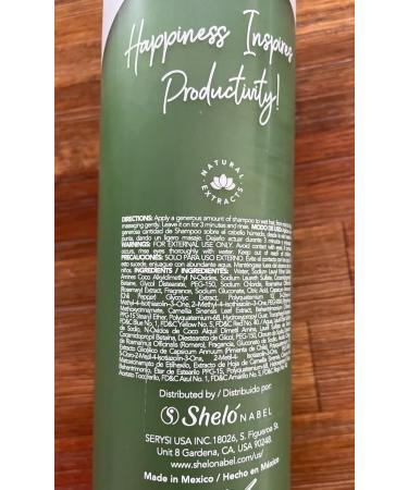 SHELO Nabel Shampoo - Dandruff & Seborrhea Control with Chile & Romero | 17.92 fl oz (530ml) - International Shipping Available - Buy Online on GoSupps.com