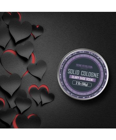 Viking Revolution Clary Sage Mens Solid Cologne Men 2 Oz - Men Solid Perfume with Clary Sage Cologne for Men - Balm Cologne for Mens Cologne Balm Travel Cologne Wax (1 pack Clary Sage) Clary Sage 2 Ounce (Pack of 1) - Buy Online on GoSupps.com