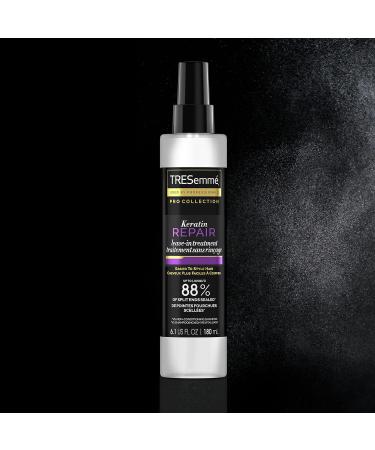 TRESemm Pro Collection Keratin Repair Leave In Hair Treatment for Strong Healthy-Looking Hair Care Hair Styling Treatment Spray Visibly Repair Split Ends 6.1 oz 6.1 Fl Oz (Pack of 1) - Buy Online on GoSupps.com
