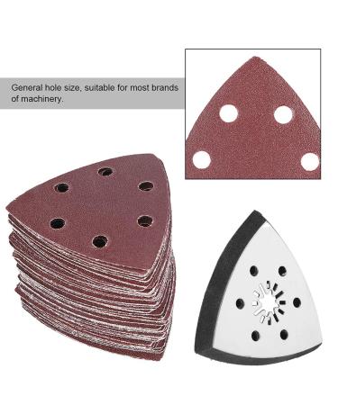 61 Pieces Sanding Pads - 90mm 6 Holes Detail Sander Sandpaper for Oscillating Tools | Perfect for Sanding & Polishing - Buy Online on GoSupps.com
