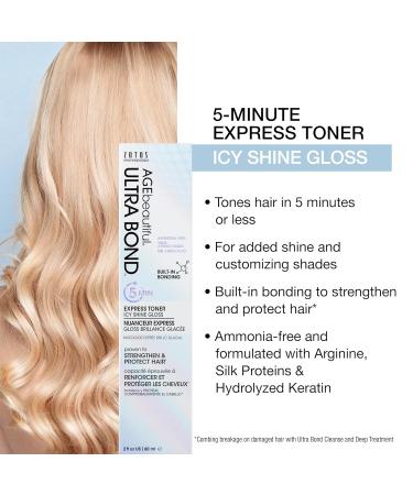 ULTRA BOND 5-Minute Express Toner | Strengthens & Protects Hair | Icy Shine Gloss | 2 Fl Oz | 2X Shinier & Custom Shades - Buy Online on GoSupps.com