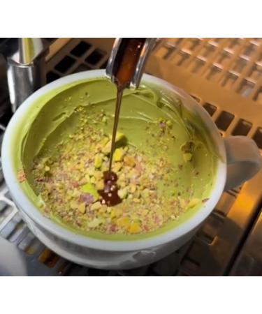 Pistachio desert Sauce 1 Litres. topping sauce. Ideal with coffee ice cream cakes muffins waffles and much more - Buy Online on GoSupps.com