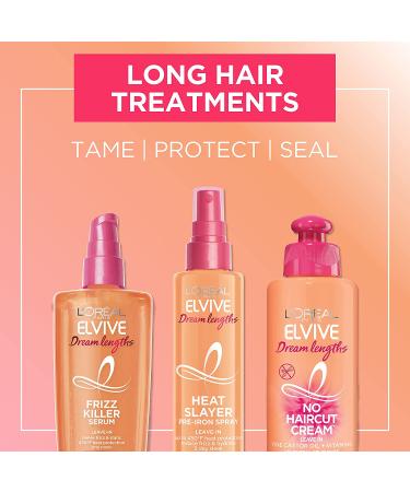 L'Oreal Paris Elvive Dream Lengths Frizz Killer Leave-In Serum 3.4oz - Smooth & Manage Frizzy Hair - Buy Online on GoSupps.com