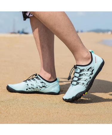 Josaywin Men's Water Shoes - Quick Dry Wide Toe Aqua Shoes for Swim Beach Pool Surf - Size 10.5 B Green - Buy Online on GoSupps.com