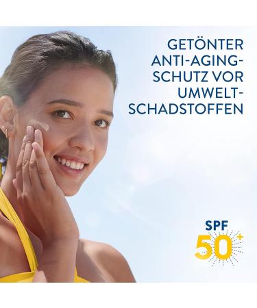 Cetaphil Sun Regulating Multi-Protection Fluid Tinted SPF 50+ | Anti-Aging Face Sunscreen | 50ml | Moisturizing & Even Skin Tone - Buy Online on GoSupps.com