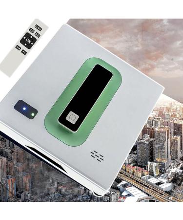 Window Cleaning Robot Smart Square Window Cleaner With Automatic Double Water Spray Remote Control Robot Window Washer For Windows/Tiles/Glass Door 3 Cleaning Modes White