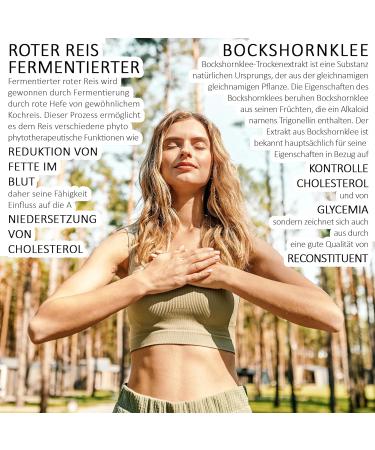 Colescontrol Line Dietary Supplements - Berber Red Rice Bockshornklee Coenzyme Q10 Astaxanthin Policosanols & Folic Acid | 60 Tablets | 2-Month Supply - Shop Now! - Buy Online on GoSupps.com