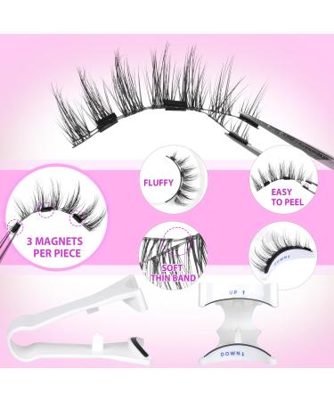 Natural Look Wispy Magnetic Eyelashes - Reusable & Easy to Wear | No Glue Needed - Magnetic-02CT - Buy Online on GoSupps.com