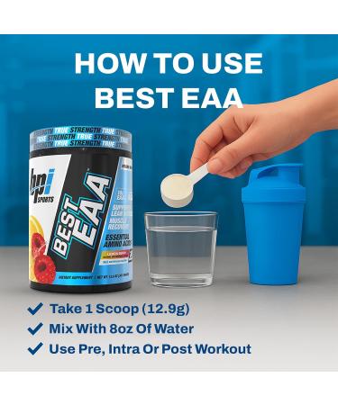 BPI Sports Essential Amino Acids EAA Powder - Pre, Intra & Post Workout Drink - BCAA Powder for Men & Women, EAA + BCAA + Hydration, Advanced Formula with 10g of EAA. (Lemon Berry) Lemon Berry 13.6 Ounce (Pack of 1) - Buy Online on GoSupps.com