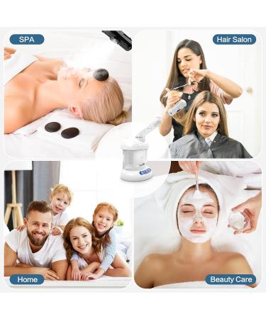 Kingsteam Facial Steamer with Extendable Arm - Professional Nano Ionic Ozone Steamer for Deep Cleaning - Portable Personal Care at Home or Salon (White) - Buy Online on GoSupps.com