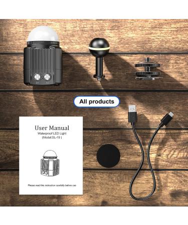 Seafrogs SL-19 Waterproof Diving Video Light | 195ft/60M White Red Blue Mini Cube LED Camera Lights | Underwater Photography Lighting with Ball Head Cold Shoe Adapter | Compatible with Gopro Canon Nikon Sony Camera - Buy Online on GoSupps.com
