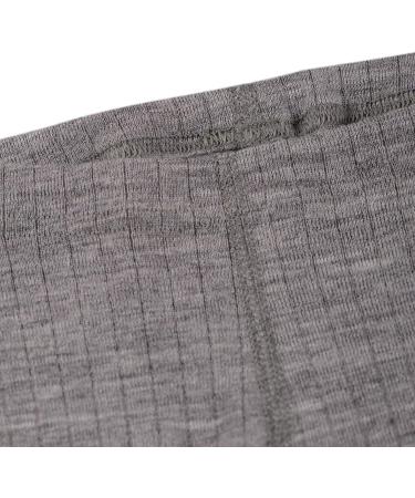 DILLING Baby Merino Ribbed Leggings | Organic Wool Underwear 74 Grey Melange - Buy Online on GoSupps.com