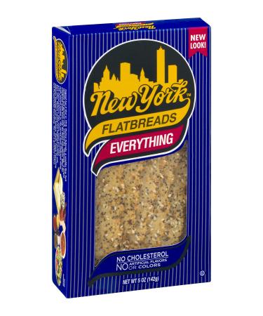 New York All Natural Flatbreads, Everything, 5 Ounce