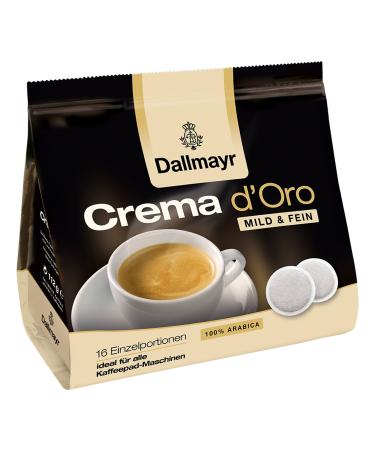Dallmayr Dallmayr Pack of 16 Velvet Coffee Pods Cr me d'Oro Soft & Fine