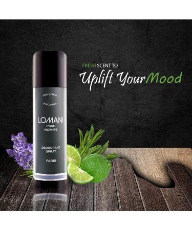 Lomani Pour Homme Deodorant For Men 200 ml - Buy Online on GoSupps.com