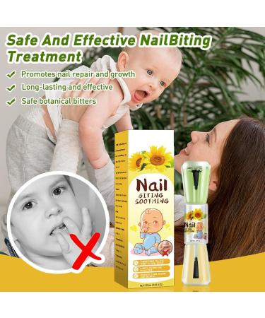  Whnbuij Anti-bite nail polish anti-bite nail polish 10 ml bitter liquid nail polish to stop biting nail care for correct bad habits prevents fingers from biting - Buy Online on GoSupps.com
