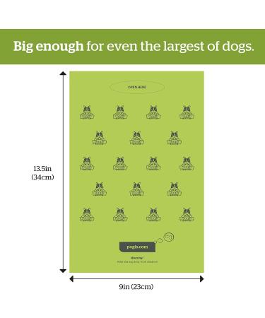 Pogi's Biodegradable Dog Poo Bags - 30 Rolls (450 Dog Poop Bags) - Ultra Thick Leak-Proof Scented Poo Bags for Dogs Scented 1 count (Pack of 450) - Buy Online on GoSupps.com